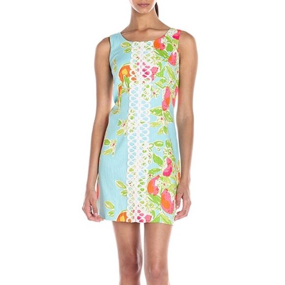 Lilly Pulitzer Cathy Shift Dress Lemonade 00 - Picture 5 of 5